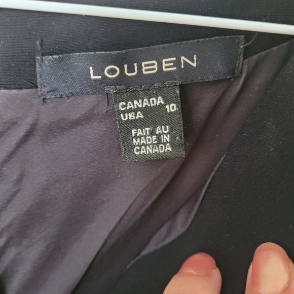 Louben black sheath dress - Picture 2 of 2